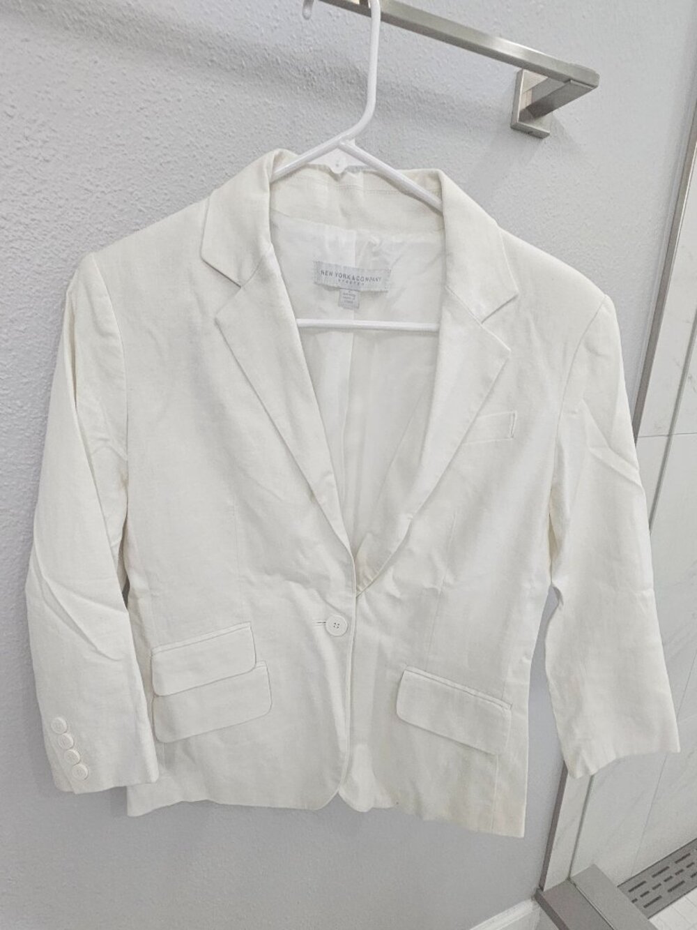 NY&C White/Ivory Blazer - Size 4